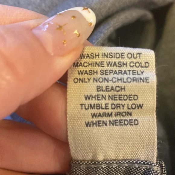 Modern Amusement Button Down Shirt Blue Size Large L EUC - Picture 7 of 8